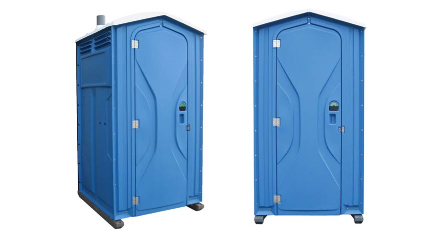 Long-term porta potty units on site in Searcy, Arkansas
